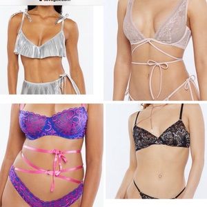 Lingerie by Rihanna Savage Fenty 4 sets